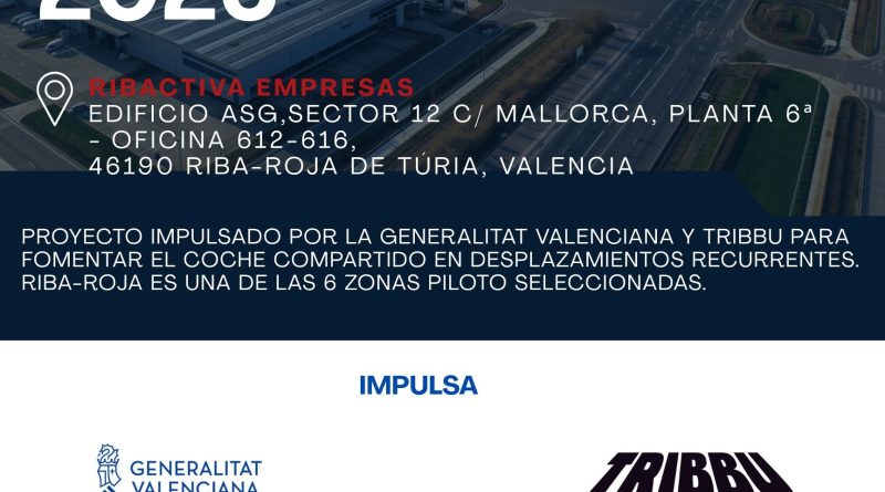 Nueva Ayuda Transporte: Comparte coche y recibe dinero en tu trayecto a los polígonos de Riba-Roja